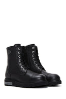 Harley Davidson Women's Black Tums Boot Leather Boots | Derimod