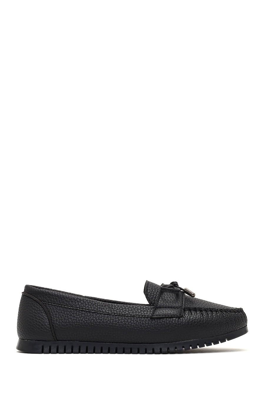 Kadın Siyah Tokalı Loafer 25AFE1451FT | Derimod