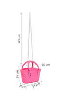 Women's Pink Long Strap Mini Jelly Handbag | Derimod