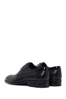 Men's Black Laced Patent Leather Classic Shoes | Derimod