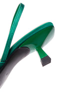 Women's Green Pointed Toe Heeled Shoes | Derimod