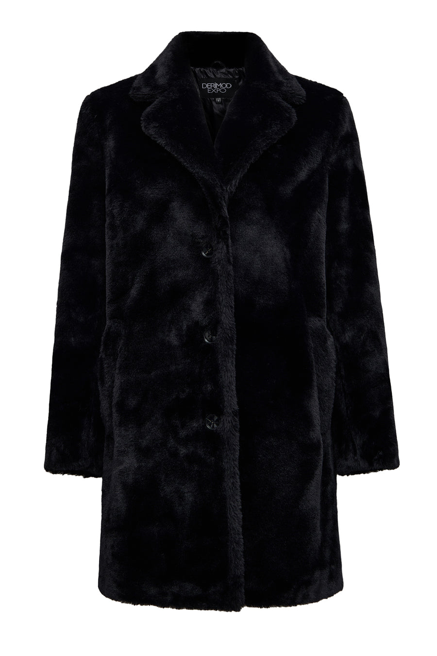 Alaska Women's Black Teddy Coat