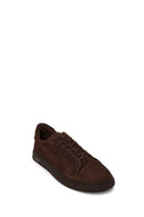Erkek Kahverengi Bağcıklı Süet Deri Sneaker | Derimod