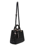 Women's Black Long Strap Quilted Handbag | Derimod