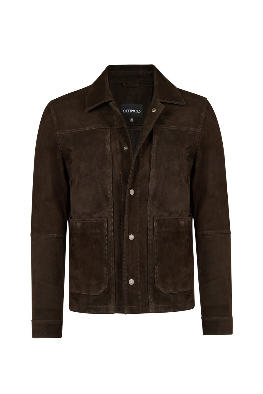 Shoe Male Brown Suede Shirt Jacket