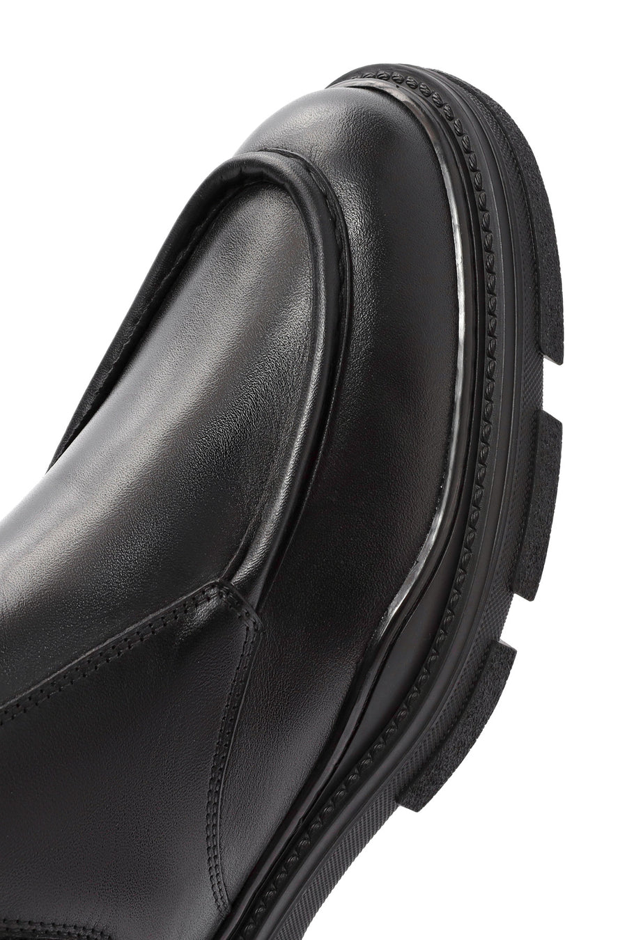 Men's Black Leather Chelsea Boots