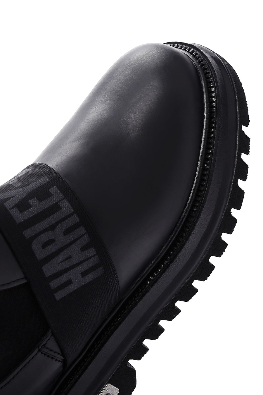 Harley Davidson Men's Black Thick Soled Chelsea Boots
