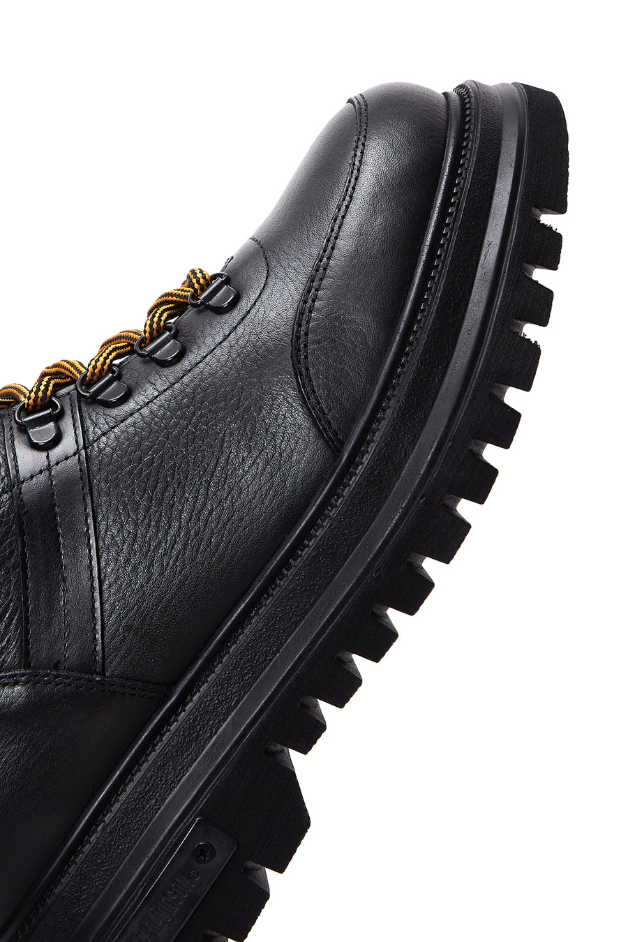 Harley Davidson Men's Black Stein Leather Boots Thick Soled Boots