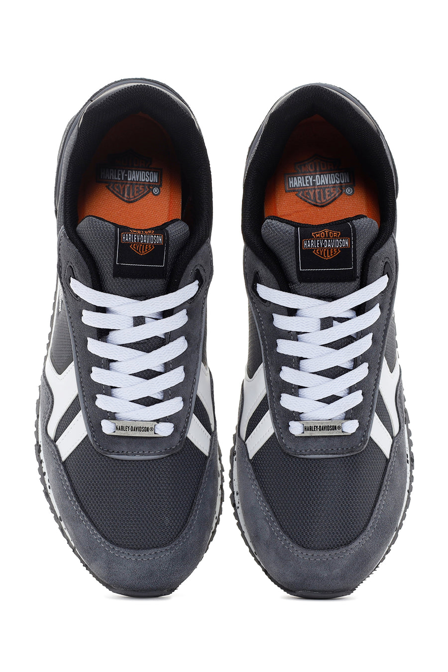 Harley Davidson Erkek Chevelle Gri Süet Detaylı Sneaker