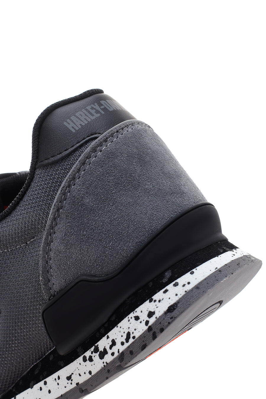 Harley Davidson Erkek Chevelle Gri Süet Detaylı Sneaker