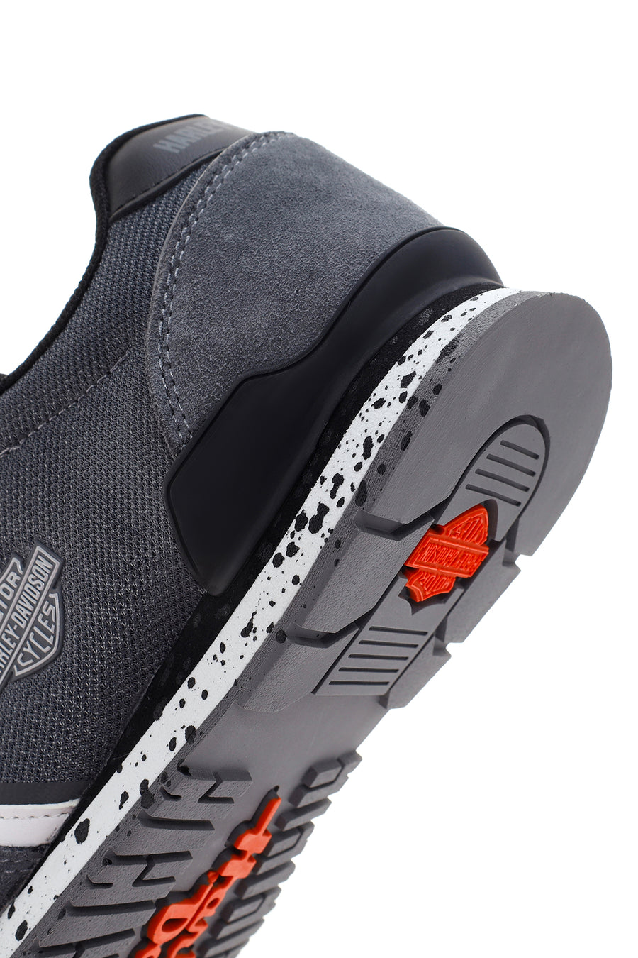 Harley Davidson Erkek Chevelle Gri Süet Detaylı Sneaker