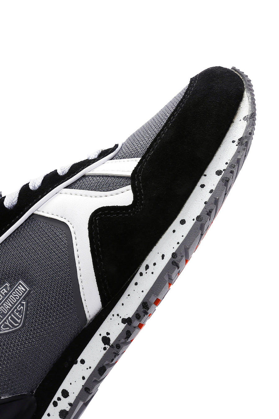 Harley Davidson Kadın Chevelle Siyah Süet Detaylı Sneaker