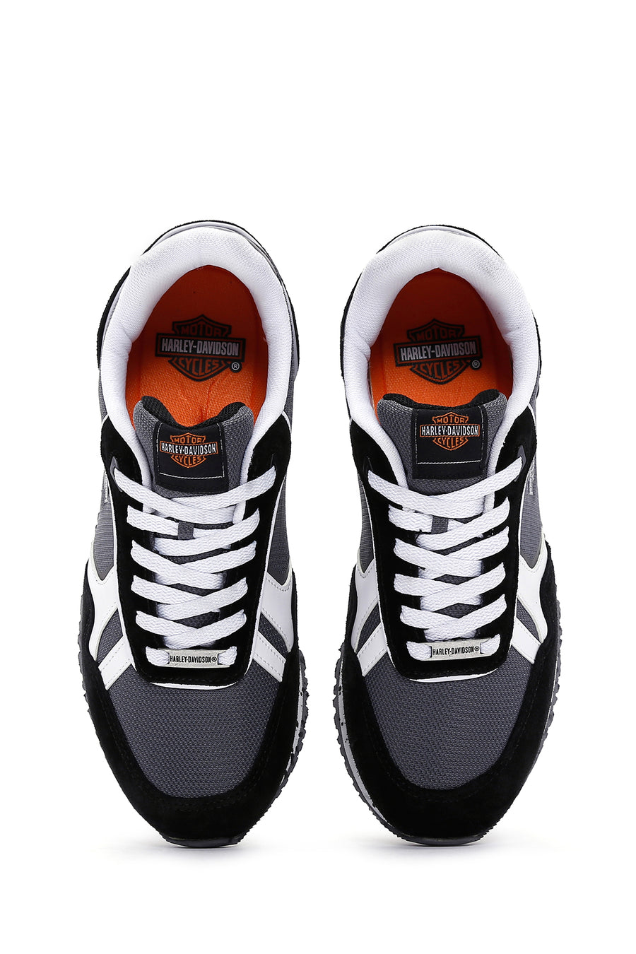 Harley Davidson Kadın Chevelle Siyah Süet Detaylı Sneaker