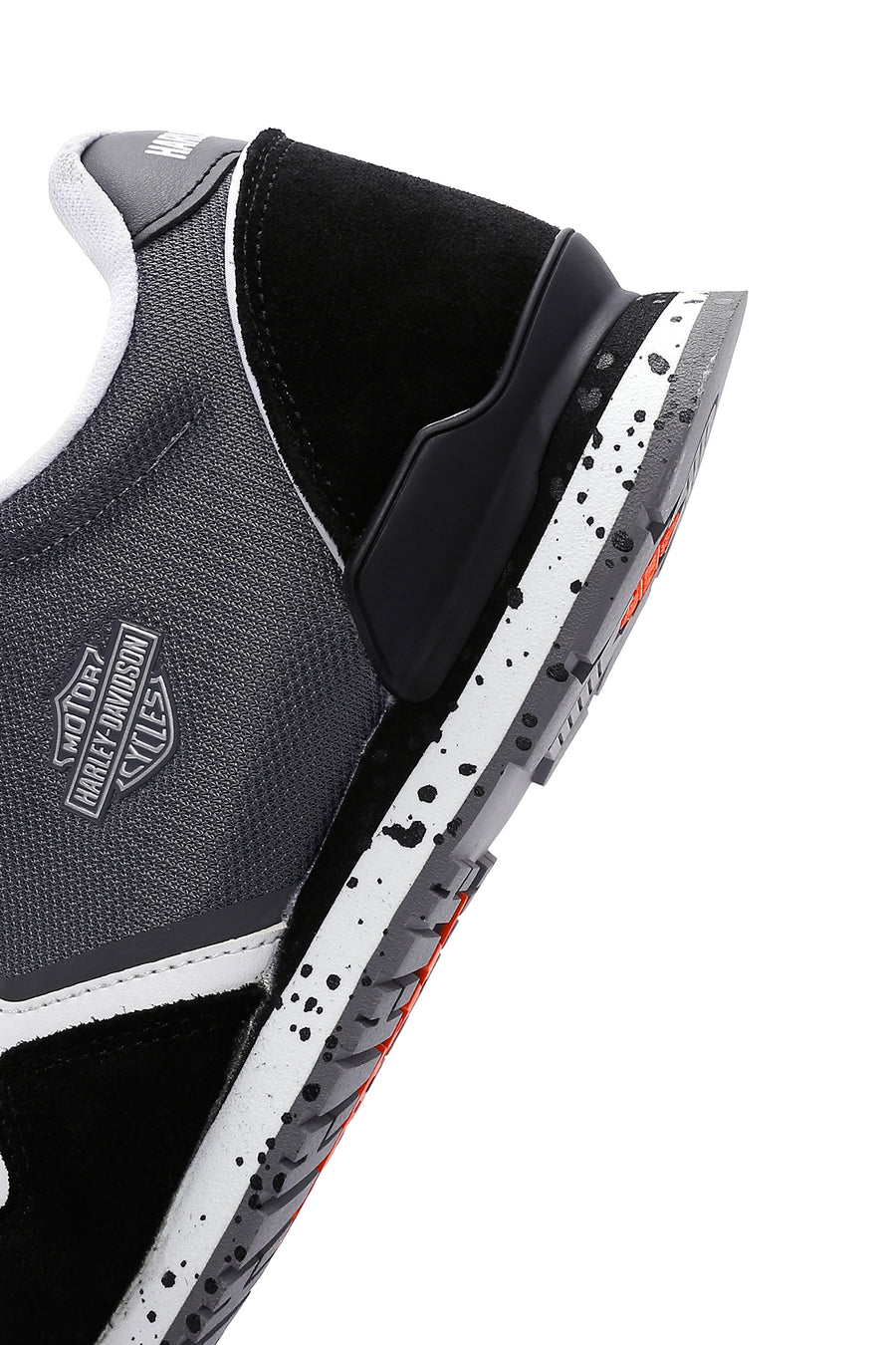 Harley Davidson Kadın Chevelle Siyah Süet Detaylı Sneaker