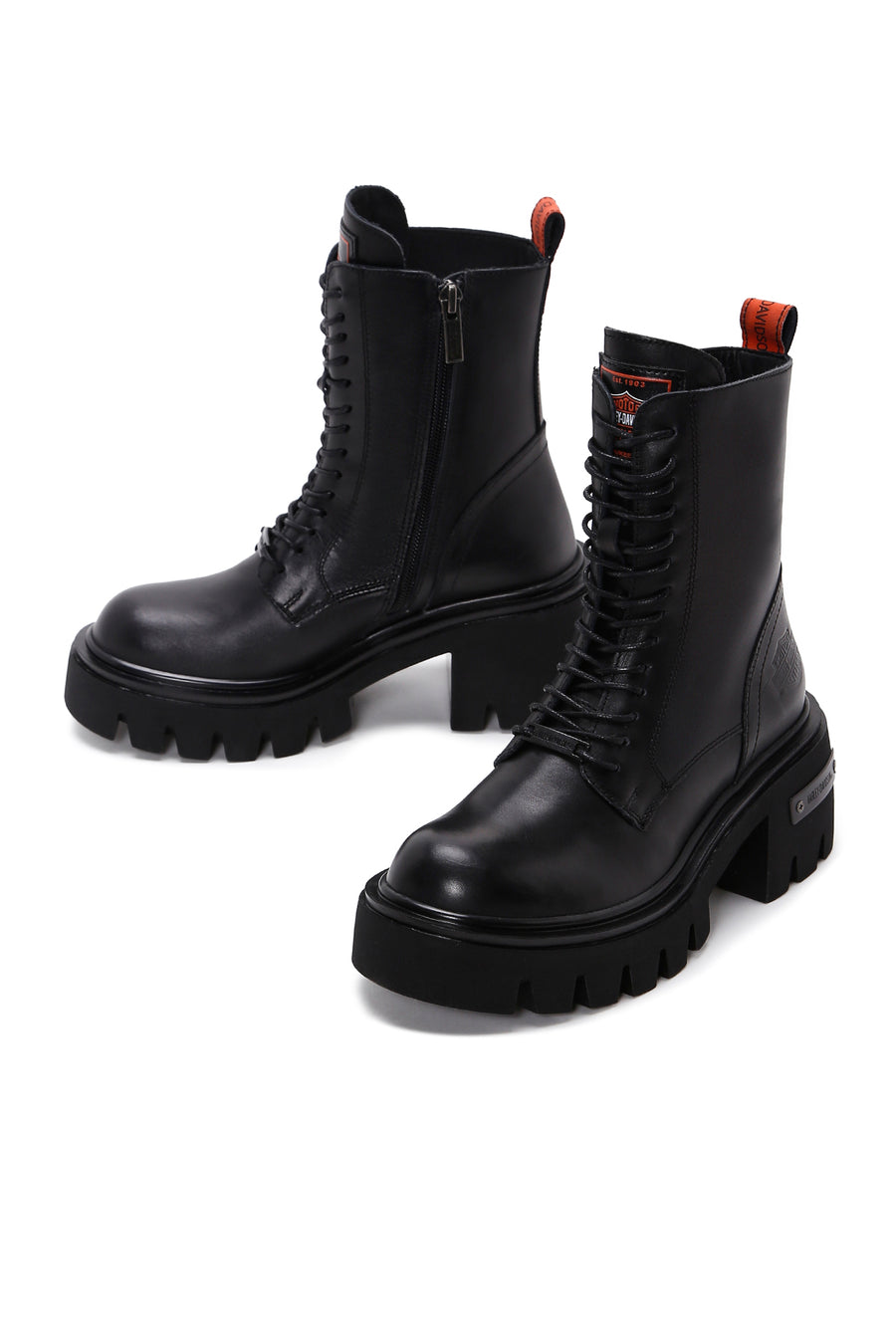 Harley Davidson Women's Black Sarrah Leather Boots