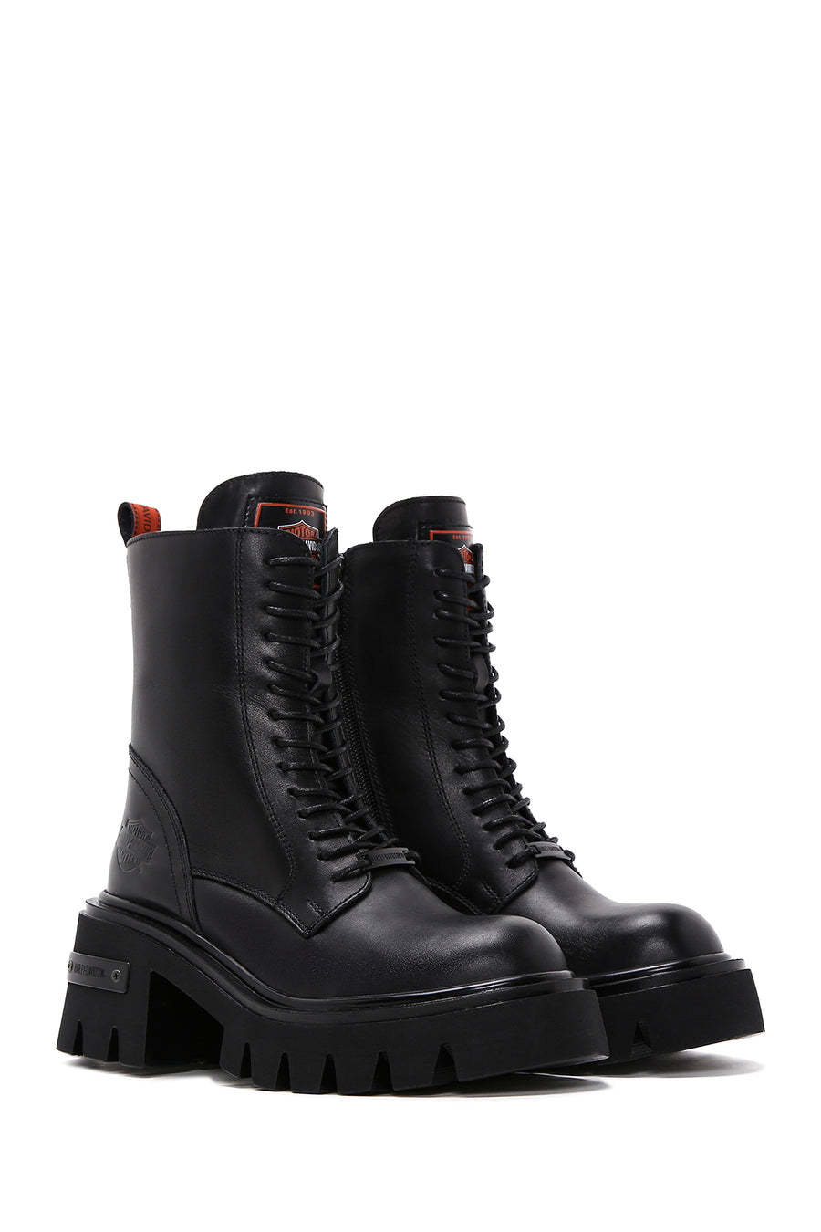 Harley Davidson Women's Black Sarrah Leather Boots