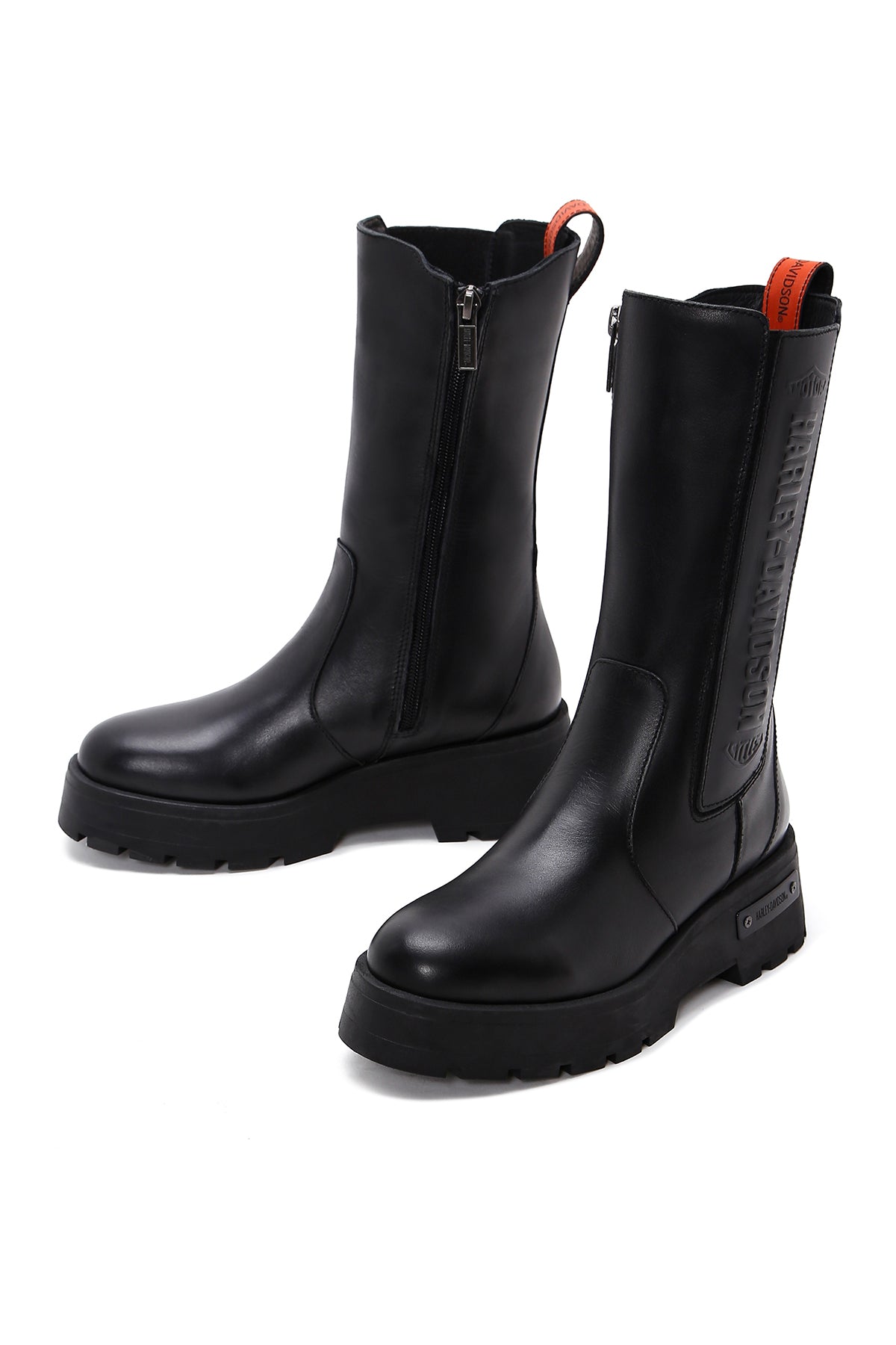 Harley Davidson Kadın Siyah Angela Deri Chelsea Bot