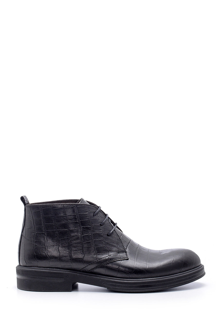 Men's Leather Crocodile Pattern Boots 20WFD3120E3 | Derimod
