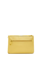 Women's Yellow Long Strap Straw Crossbody Bag | Derimod