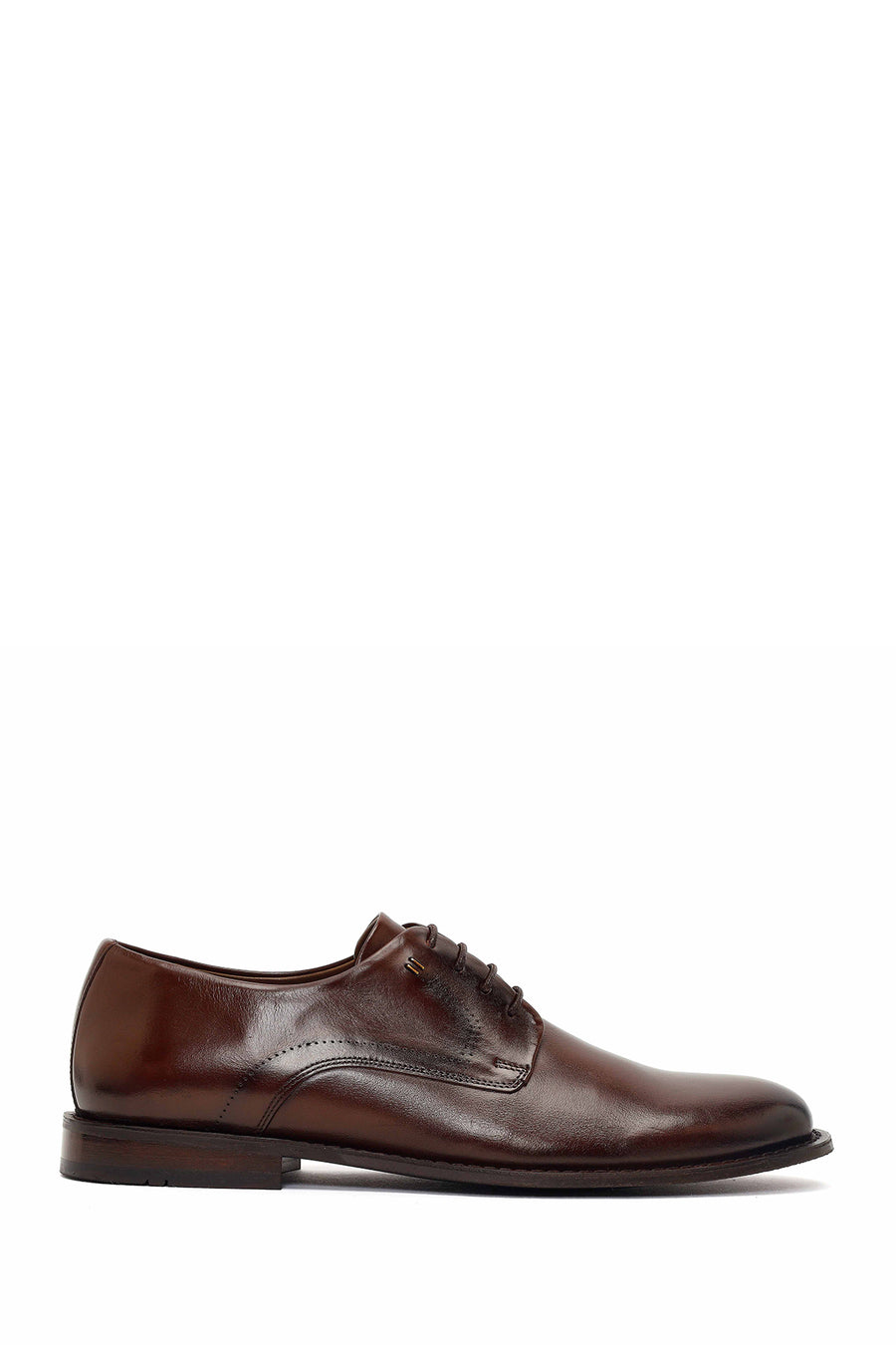 Derimod Black Male Brown Lace-Up Leather Classic Shoes 26SFD600518 | Derimod