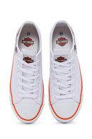 Harley Davidson Erkek Beyaz Peoria Sneaker | Derimod