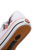 Harley Davidson Erkek Beyaz Peoria Sneaker | Derimod