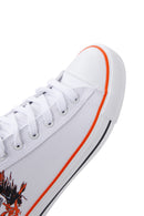 Harley Davidson Erkek Beyaz Peoria Sneaker | Derimod