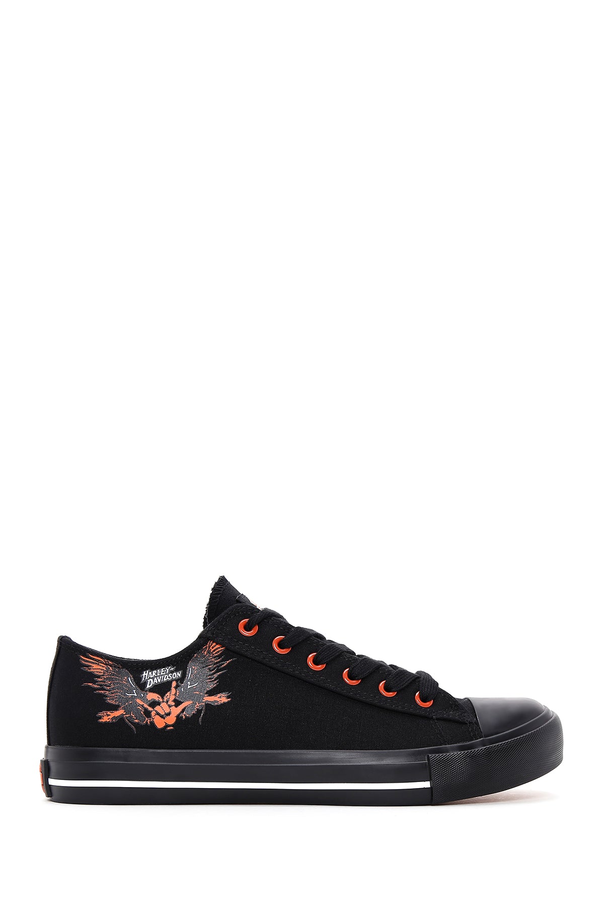 Harley Davidson Erkek Siyah Peoria Sneaker 023M100363 | Derimod