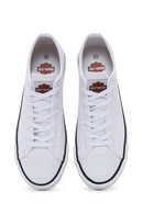 Harley Davidson Erkek Beyaz Ontario Sneaker | Derimod