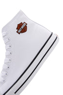 Harley Davidson Kadın Beyaz Pittsburgh Bilekli Sneaker | Derimod