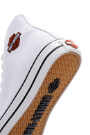 Harley Davidson Kadın Beyaz Pittsburgh Bilekli Sneaker | Derimod