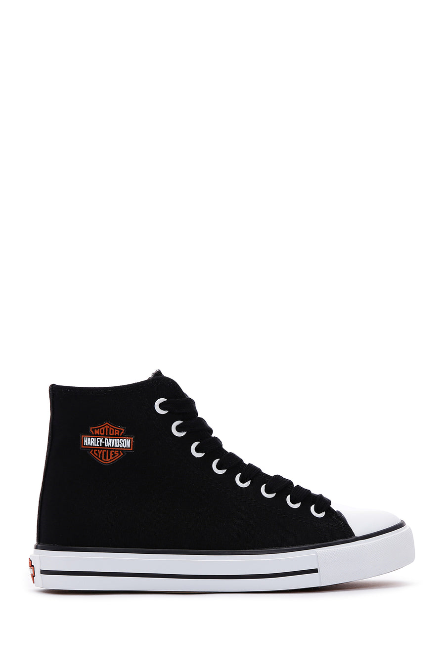 Harley Davidson Kadın Siyah Pittsburgh Bilekli Sneaker 023Z100162 | Derimod