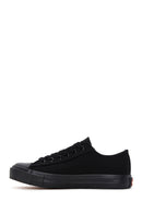 Harley Davidson Women's Black Ontario Fabric Sneaker | Derimod
