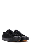 Harley Davidson Women's Black Ontario Fabric Sneaker | Derimod