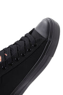 Harley Davidson Women's Black Ontario Fabric Sneaker | Derimod