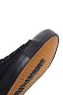 Harley Davidson Women's Black Ontario Fabric Sneaker | Derimod