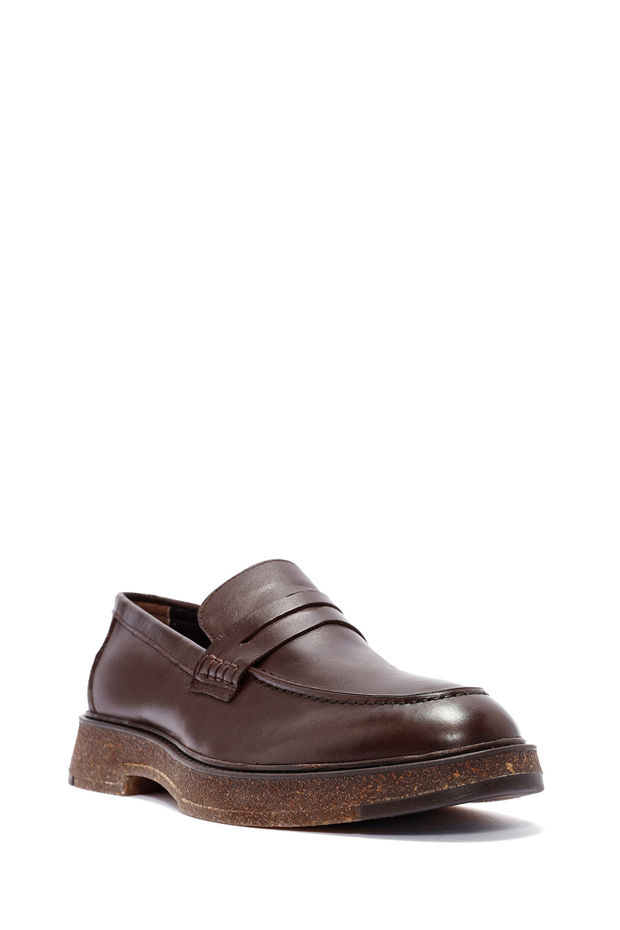 Men's Brown Leather Casual Loafer