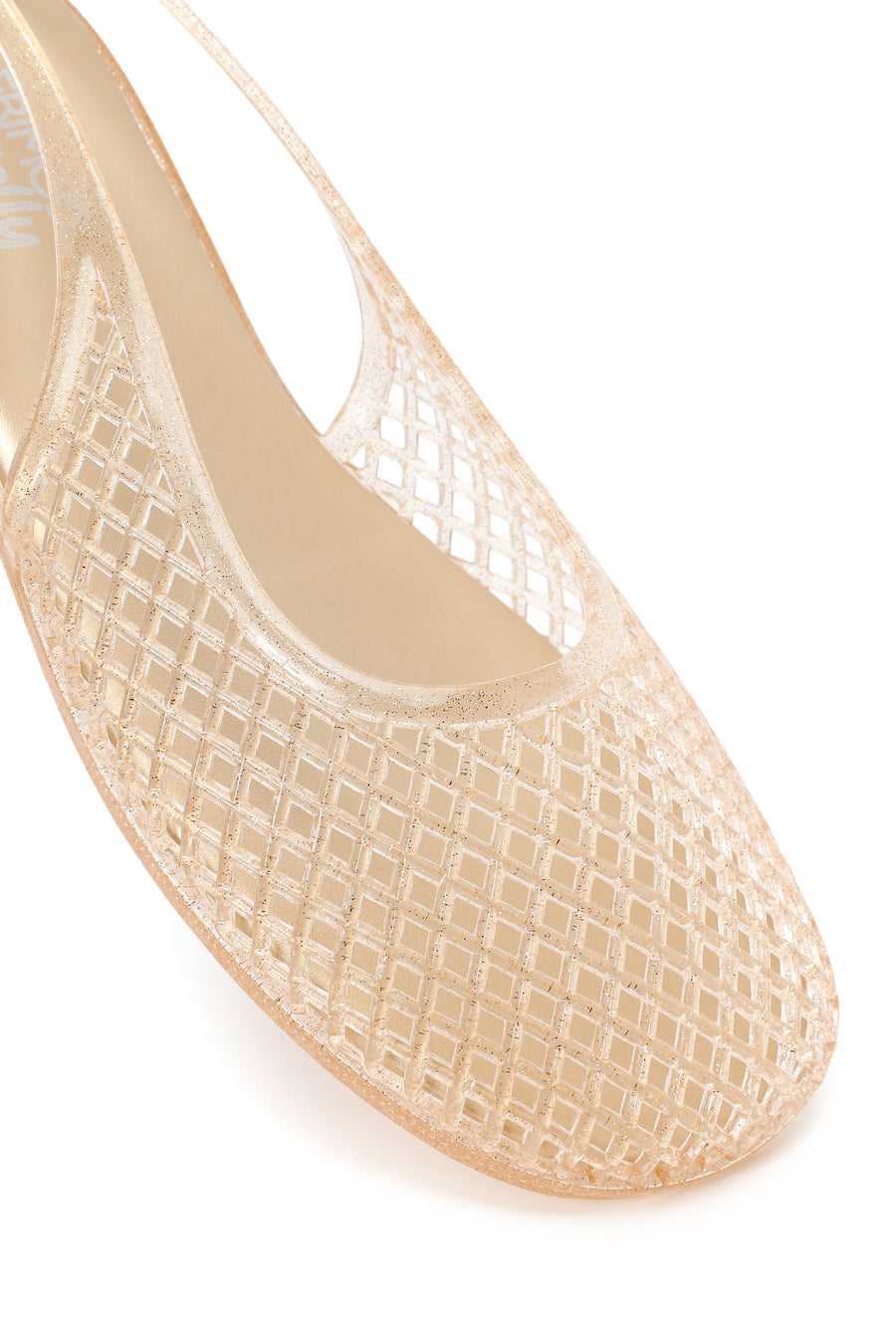 Women's Gold Jelly Sandals