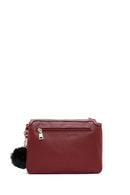 Women's Claret Red Accessory Detailed Crossbody Bag | Derimod