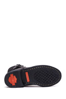 Harley Davidson Kadın Siyah New Worker Deri Postal Bot | Derimod