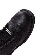 Harley Davidson Kadın Siyah Colmar Fermuarlı Postal Deri Bot | Derimod