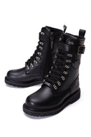 Harley-Davidson Kadın Siyah Gladis Deri Postal Bot | Derimod