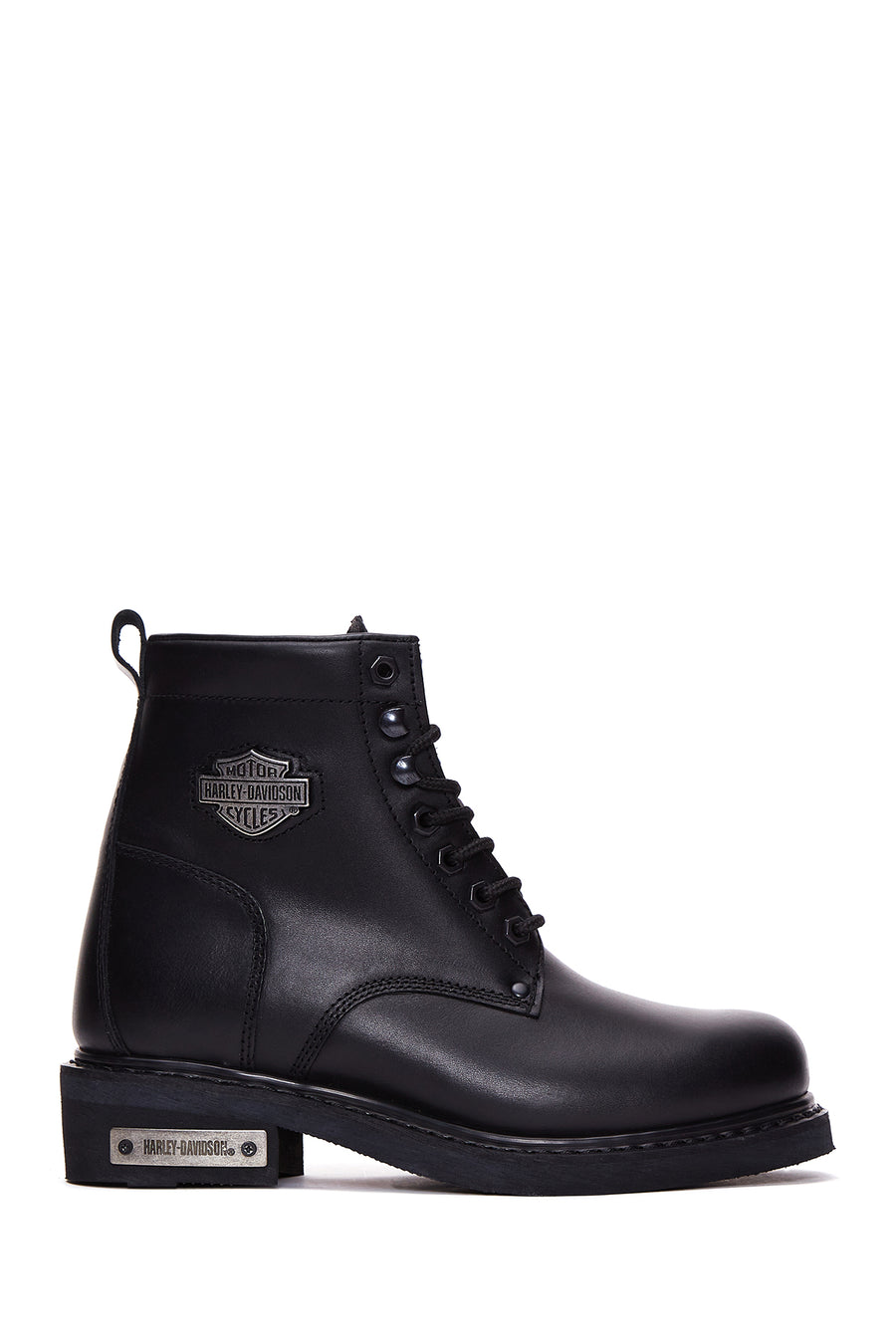 Harley Davidson Men's Black Leather Gibson Boots 025M100109 | Derimod
