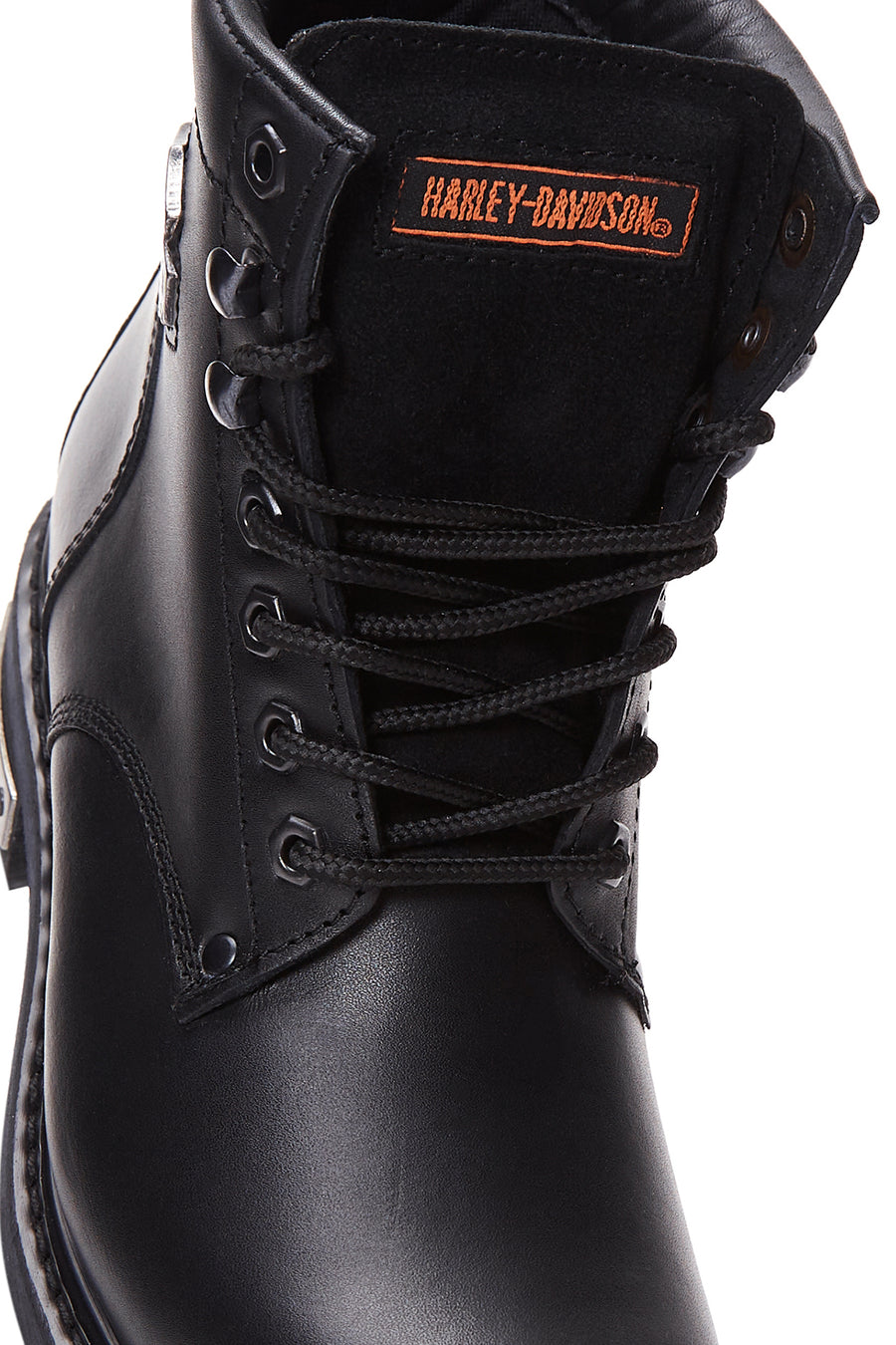 Harley Davidson Men's Black Leather Gibson Boots