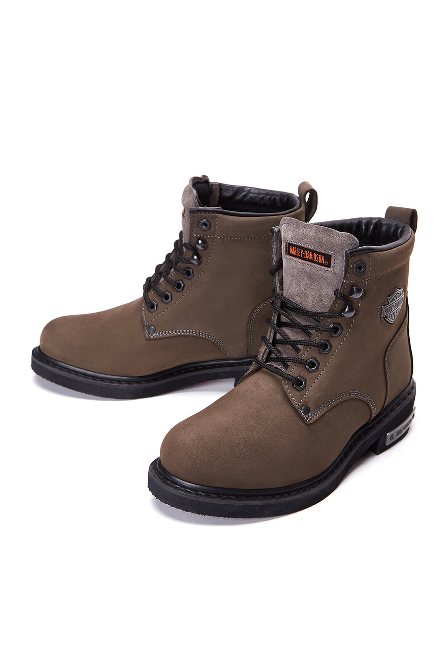 Harley Davidson Men's Mink Nubuck Gibson Leather Boots