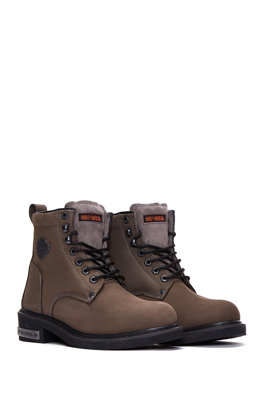 Harley Davidson Men's Mink Nubuck Gibson Leather Boots