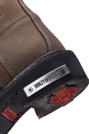 Harley Davidson Erkek Vizon Nubuk Gibson Deri Bot | Derimod