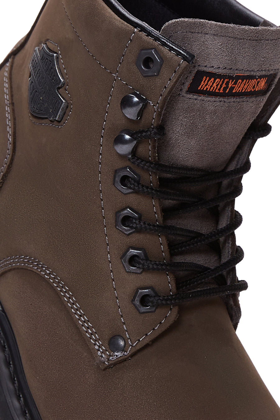 Harley Davidson Men's Mink Nubuck Gibson Leather Boots