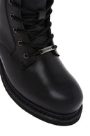 Harley Davidson Men's Black Jim Leather Zippered Boots | Derimod