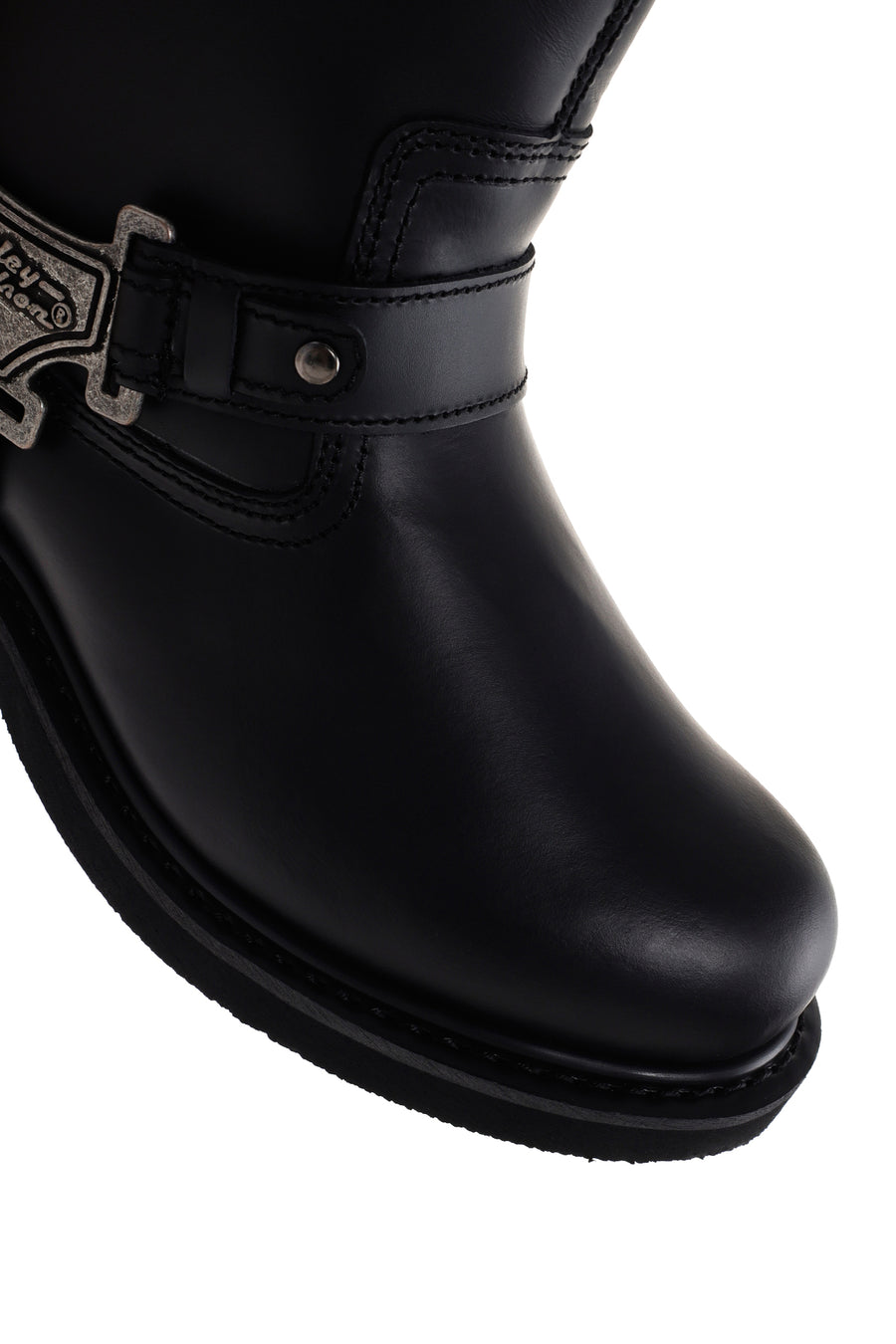 Harley Davidson Men's Black Estes Zippered Leather Boots
